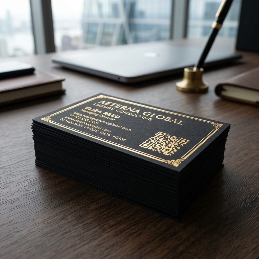 Smart QR Codes for Print Business Cards