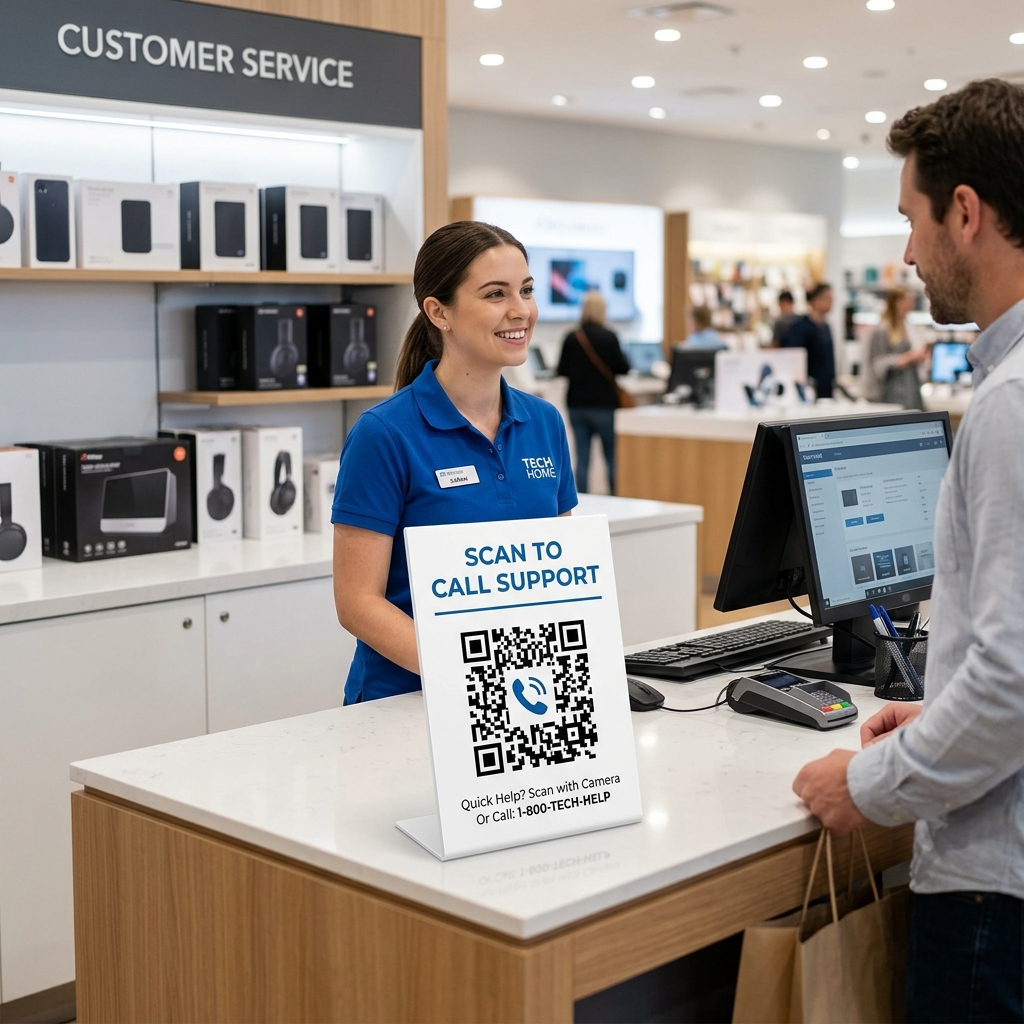 Custom QR Codes for Direct Phone Calls